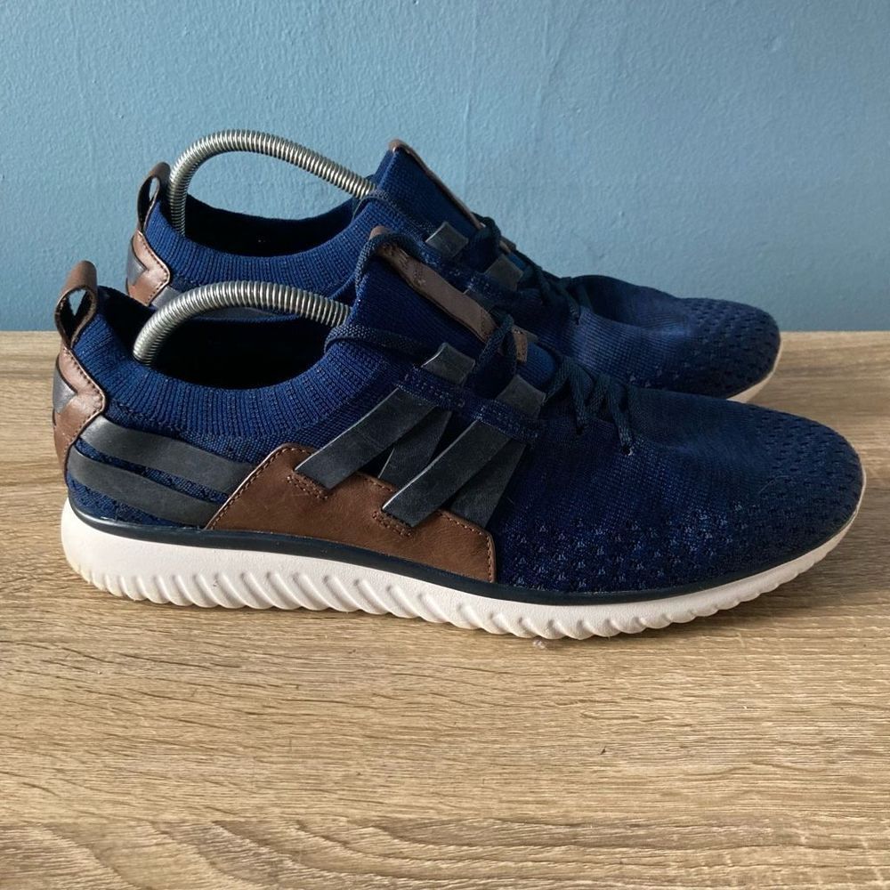 COPY - Cole Haan Grandmotion Woven Stitchlite Navy Blue Sneakers Shoes C27735 M…